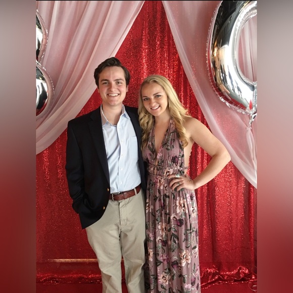 Illa Illa Purple Floral Print Maxi Dress - Picture 3 of 4